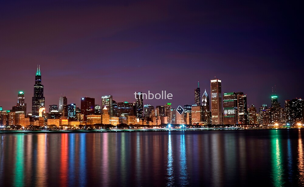 "Chicago Skyline" by tmbolle | Redbubble