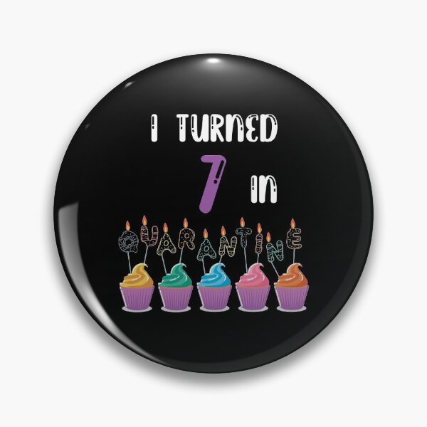 Item preview, I Turned 7 In Quarantine funny birthday idea T-shirt designed and sold by fatoajmii.
