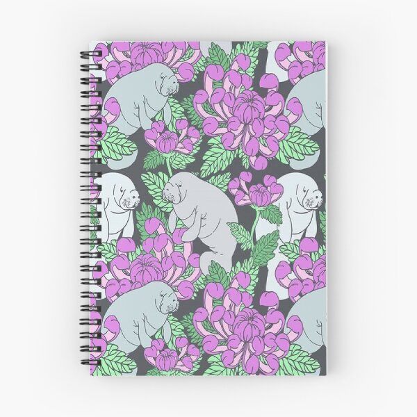 Artikelvorschau, Manatee Floral Pattern entworfen und verkauft von WildDaisy.