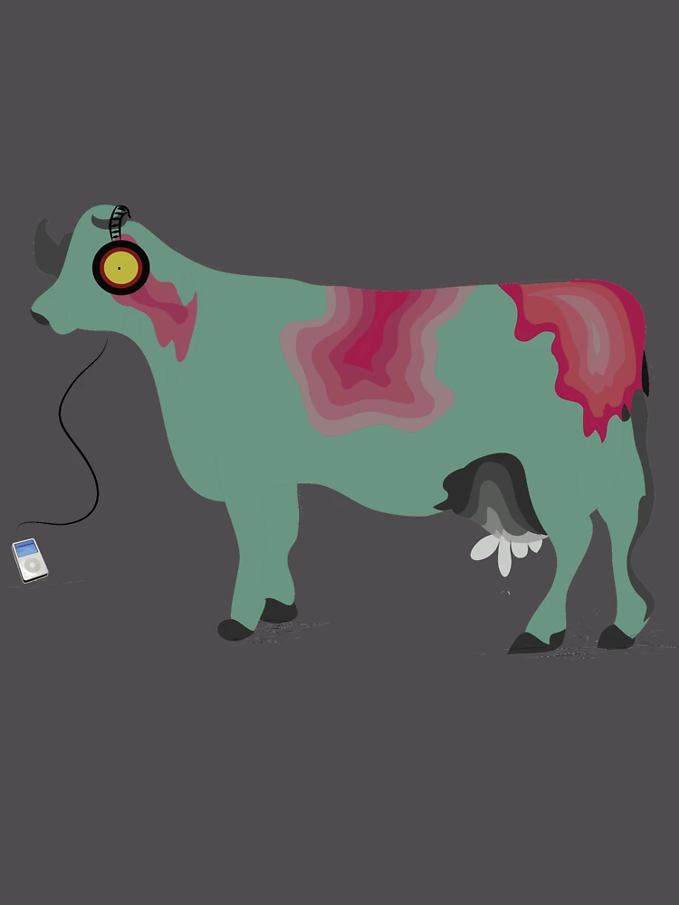 Imagen 6 de 6, Sudadera oversize prémium con la obra Vaca, diseñada y vendida por Rococodesigns.