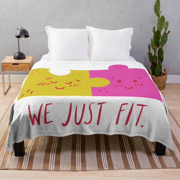 Item preview, Love Pun Puzzle Pieces We Just Fit designed and sold by javes93.