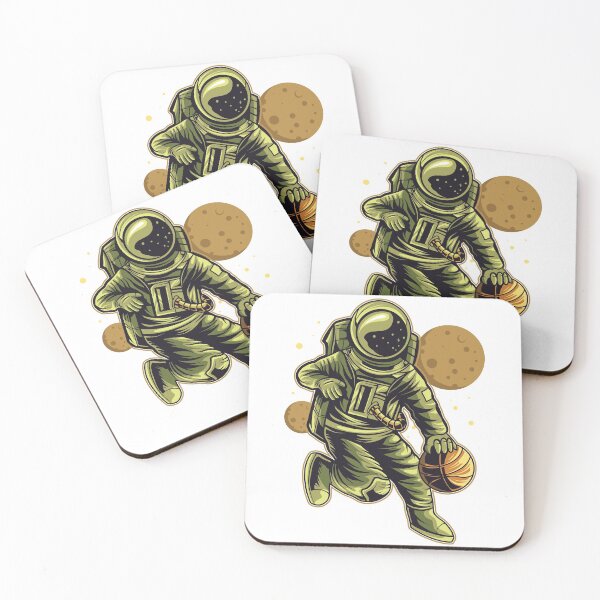 Item preview, Astronaut Dribbling Basketball designed and sold by Vector Scout Lab.