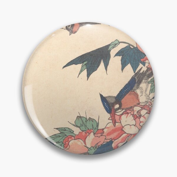 Artikelvorschau, Swallows and Kingfisher with Rose Mallows entworfen und verkauft von Tizeru.