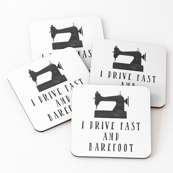 Item preview, I Drive Fast and Barefoot designed and sold by teesaurus.