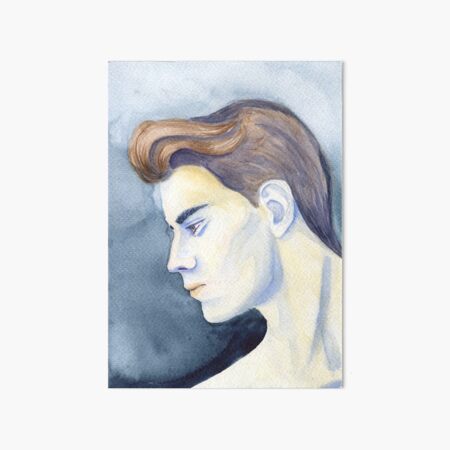 Item preview, Watercolor Man in blues designed and sold by NataBold.