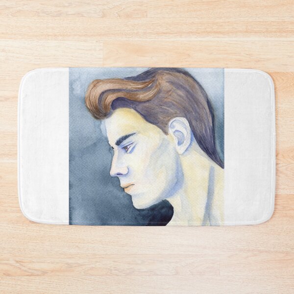 Item preview, Watercolor Man in blues designed and sold by NataBold.