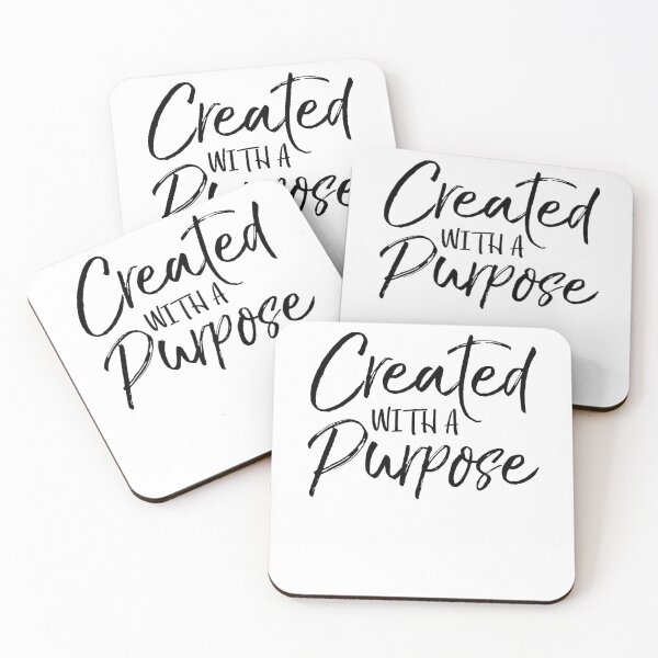 Item preview, Created with a Purpose Christian Quote designed and sold by TNDesignStudio.