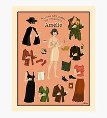 Amelie Poster Doll Photographic Print