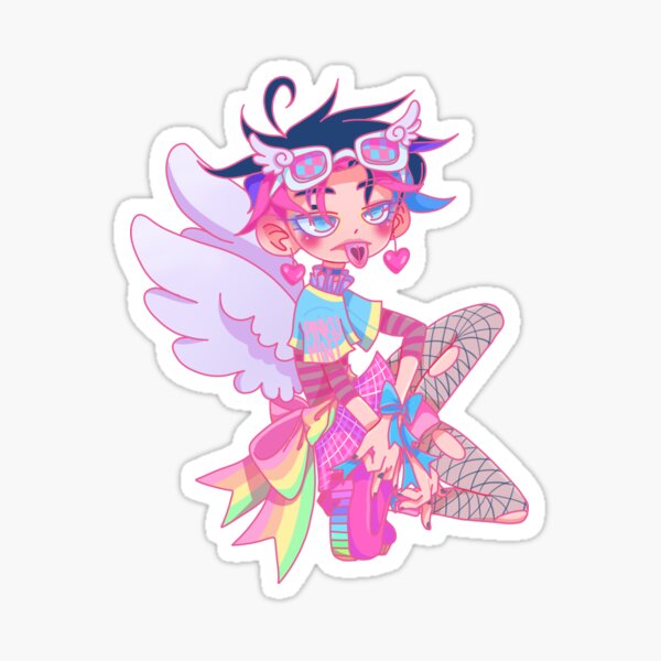 pastel angel Sticker