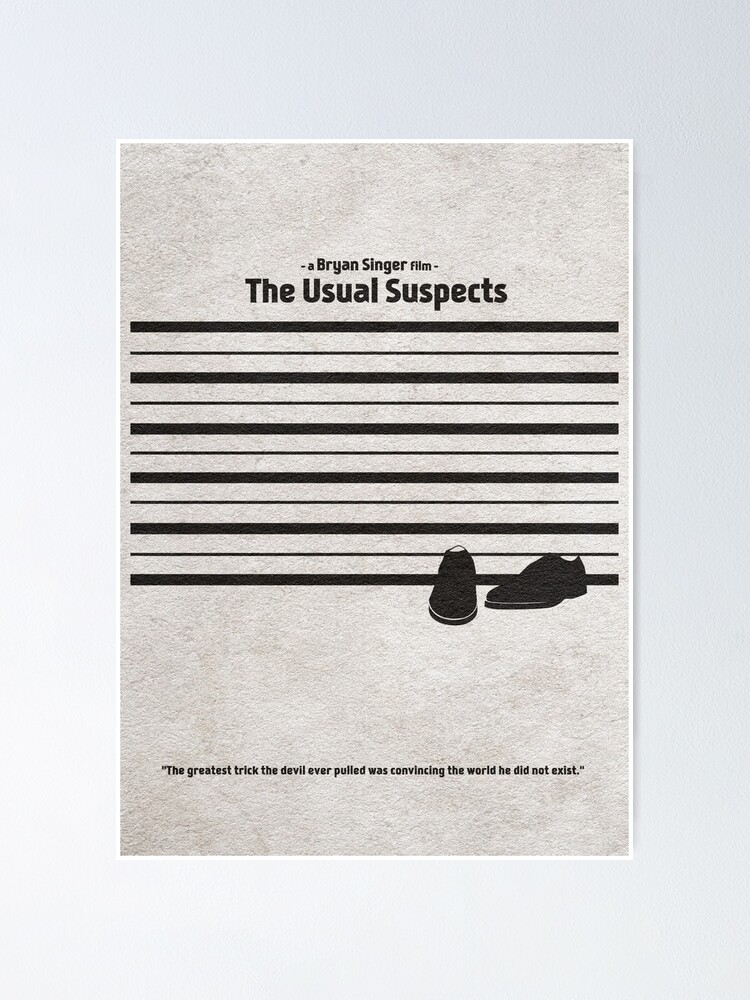 "The Usual Suspects" Poster for Sale by geekmywall Redbubble