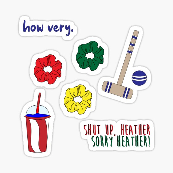Item preview, Heathers Sticker Set designed and sold by avotoasty.