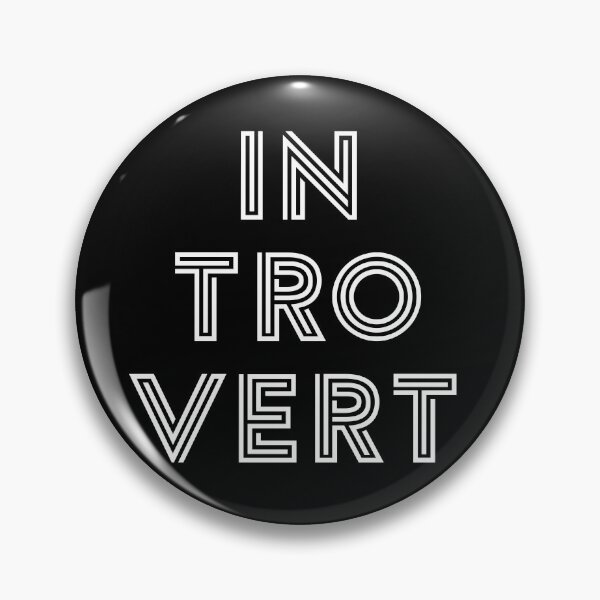 Item preview, Introvert - White Print designed and sold by teeworthy.
