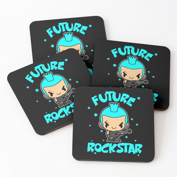 Item preview, Future Rockstar Kawaii Guitar Rocker Boy designed and sold by swiftyspade.