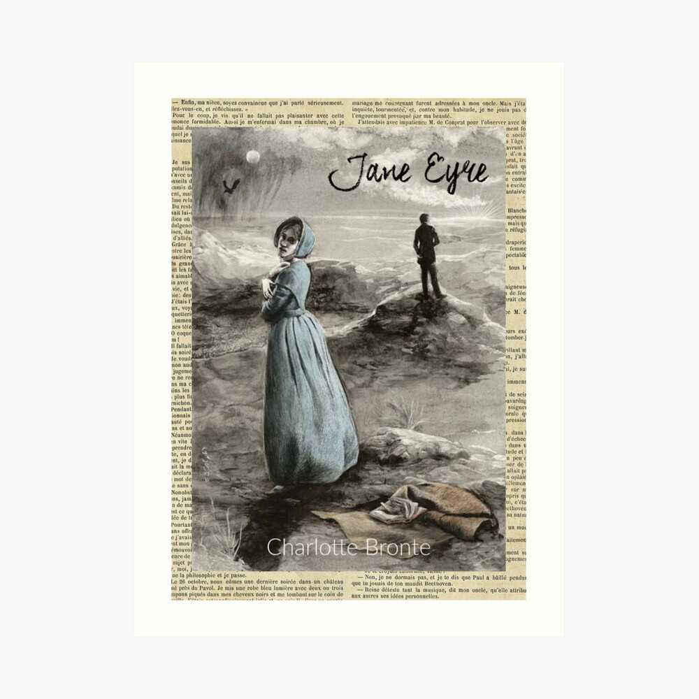 Jane Eyre Collage 5x7 Print in 8x10 Mat – The Marble Faun Books & Gifts