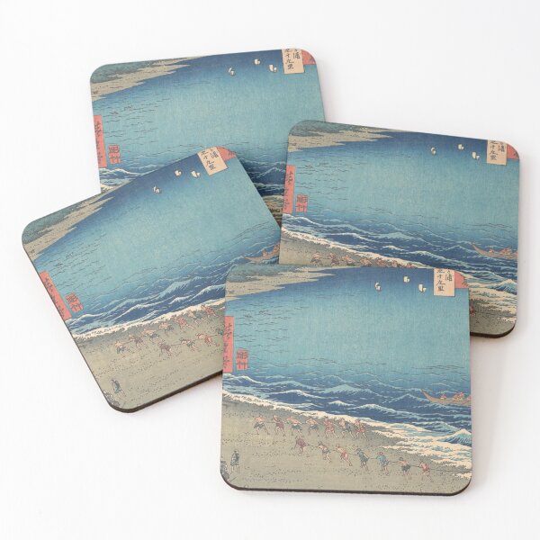 Item preview, Yasashi Beach, known as Kujūkuri, Kazusa Province, from the series ... designed and sold by Tizeru.