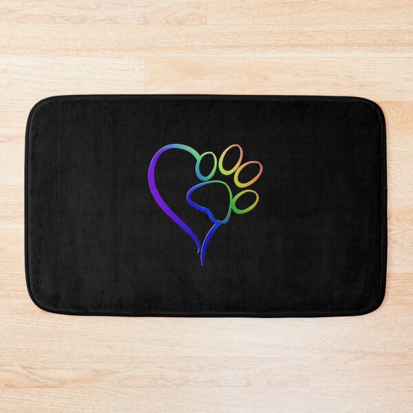 Item preview, Paw Print on my Heart Rainbow Bridge designed and sold by EverythingDogs.