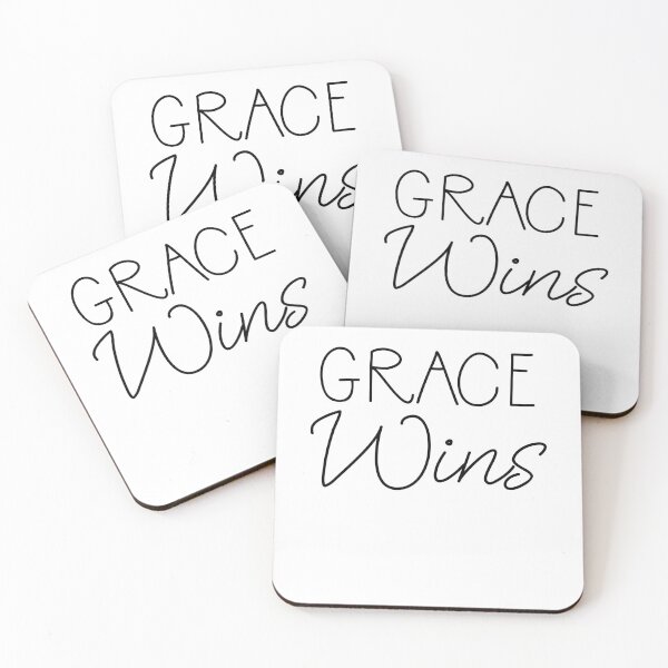 Item preview, Grace Wins Christian Quote designed and sold by TNDesignStudio.