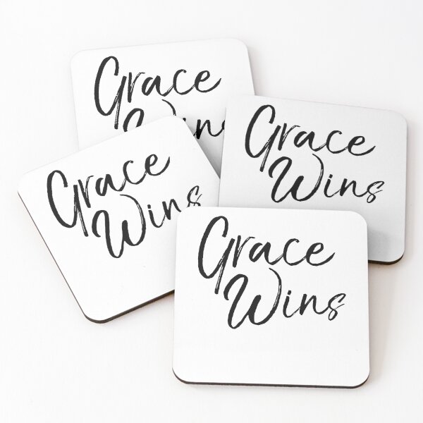 Item preview, Grace Wins Christian Quote designed and sold by TNDesignStudio.