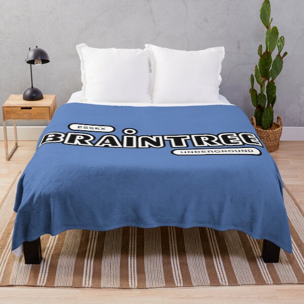 Item preview, Essex Braintree Underground (black&white text with blue background) designed and sold by futurytmi.