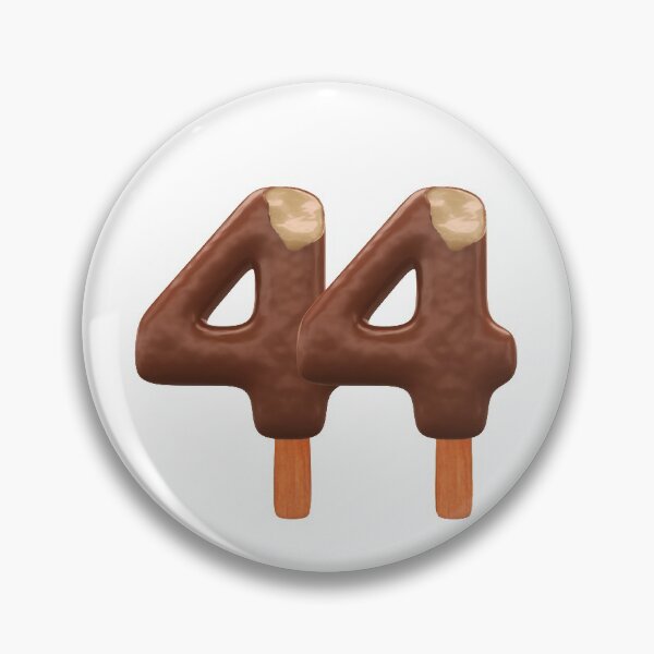 Item preview, 44 Ice Cream Fourty Four Number 3d Chocolate designed and sold by HelloFromAja.