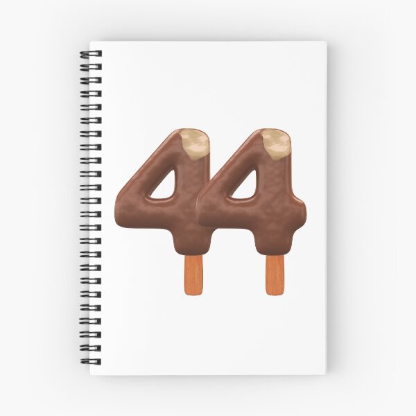 Item preview, 44 Ice Cream Fourty Four Number 3d Chocolate designed and sold by HelloFromAja.