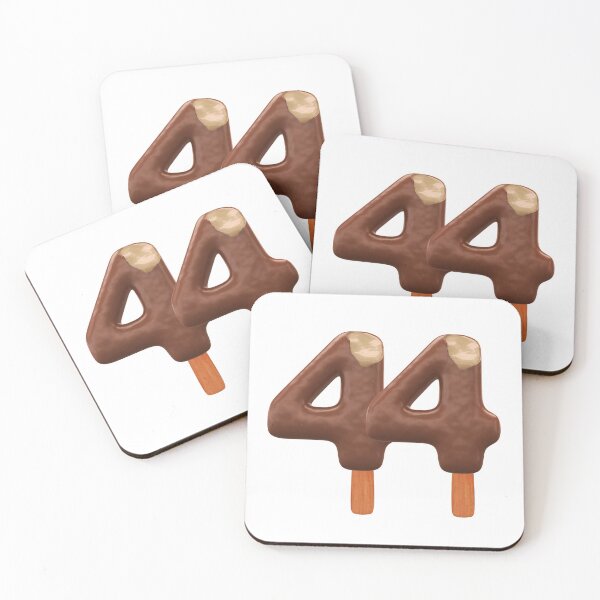 Item preview, 44 Ice Cream Fourty Four Number 3d Chocolate designed and sold by HelloFromAja.