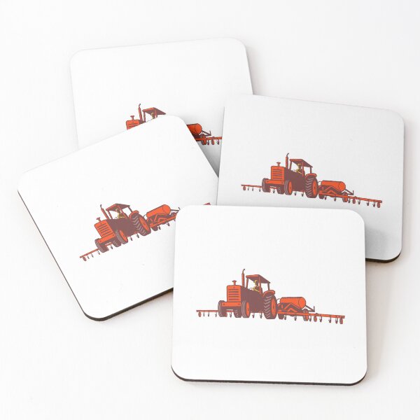 Item preview, Farm Tractor Pulling Nitrogen Tank Retro designed and sold by patrimonio.