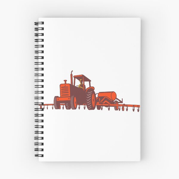 Item preview, Farm Tractor Pulling Nitrogen Tank Retro designed and sold by patrimonio.