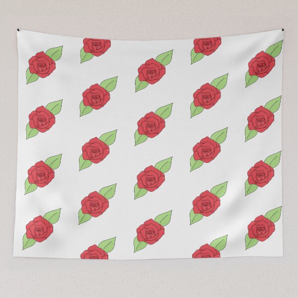 Item preview, Red Rose and Leaves designed and sold by --Iris--.