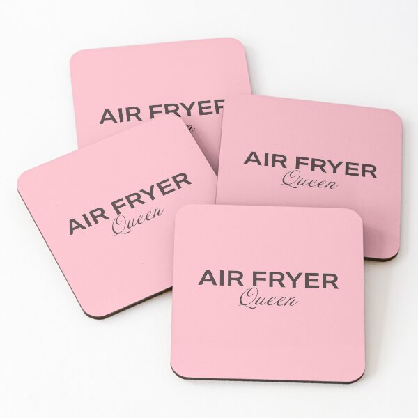 Item preview, Air Fryer Queen - Kiss the Cook - Pink - Rose Gold designed and sold by AnanasArt.