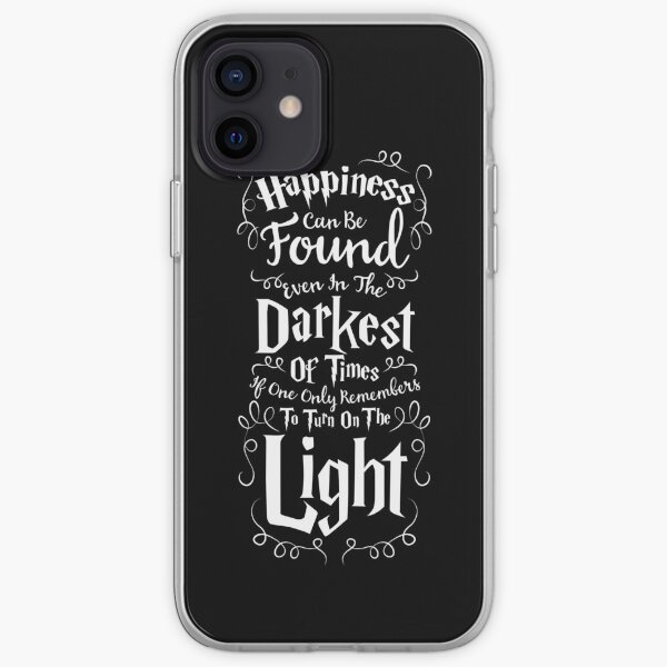 Cute Inspirational Quarantine Quote - Happiness Can Be Found - Magical Saying iPhone Soft Case