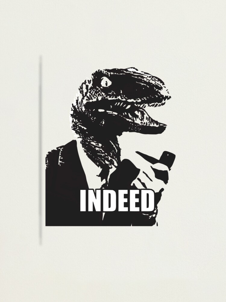 Alternate view of indeed meme Photographic Print