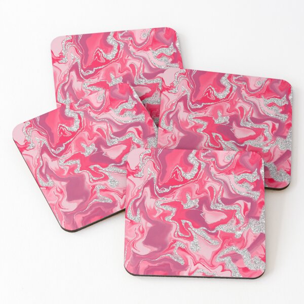 Item preview, Pink and silver marble designed and sold by Alkoohejin2.