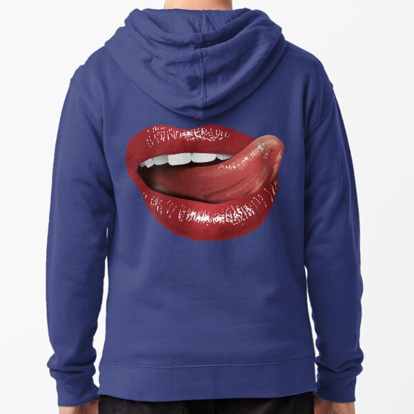 Lippy Lips Zipped Hoodie