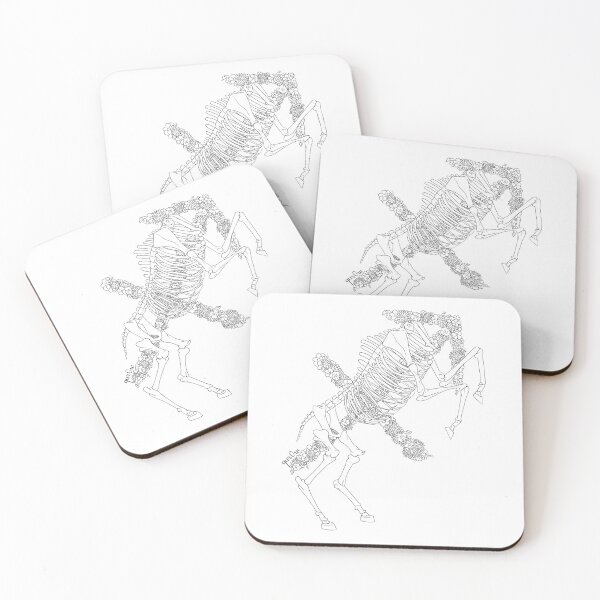 Item preview, Sagittarius Skeleton - Black and White designed and sold by Qur0w.