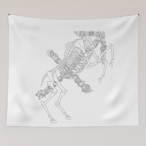 Item preview, Sagittarius Skeleton - Black and White designed and sold by Qur0w.