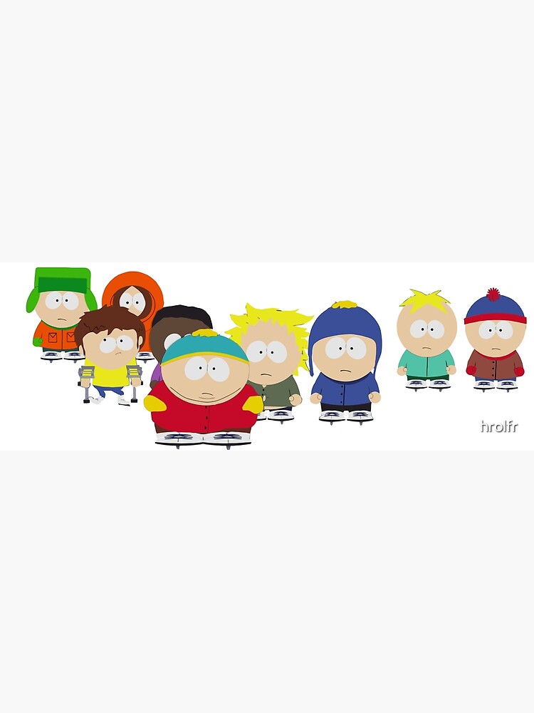 South Park characters Poster by twozombiesstore