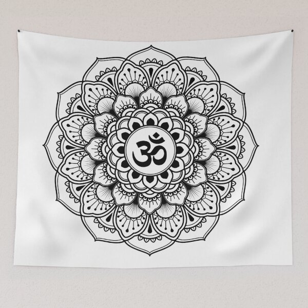 Item preview, Ohm Mandala Illustration designed and sold by rohanch24.