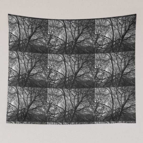 Item preview, Jumbled branches 1 (monochrome), Hob Moor, York designed and sold by paulboizot.