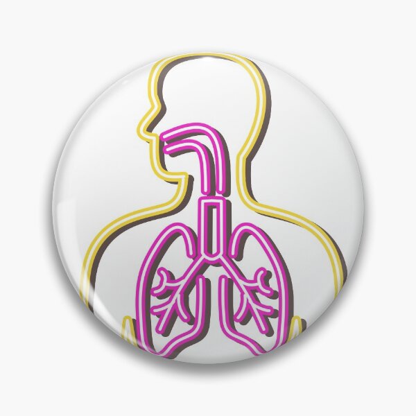 Item preview, Human Respiratory System Neon Retro designed and sold by patrimonio.