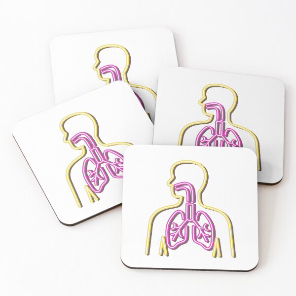 Item preview, Human Respiratory System Neon Retro designed and sold by patrimonio.
