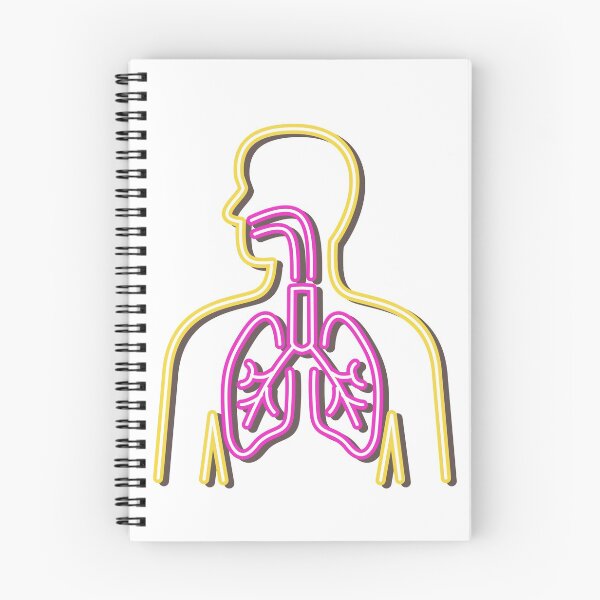 Item preview, Human Respiratory System Neon Retro designed and sold by patrimonio.