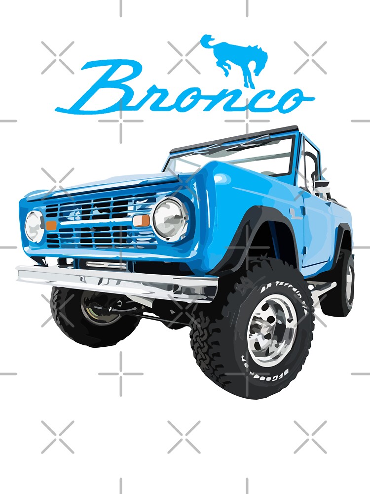 Ford Bronco Baby Tee - Natural - X-Small