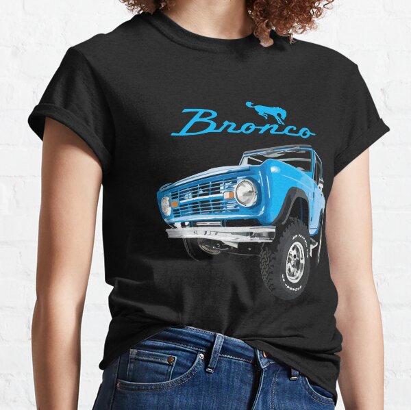 : Classic Vintage Ford Bronco Enjoy The Ride Cars and Trucks  Womens Graphic T-Shirt : Clothing, Shoes & Jewelry