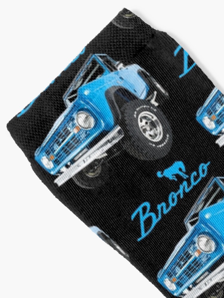 "1966 Blue Ford Bronco" Socks for Sale by FromThe8Tees Redbubble