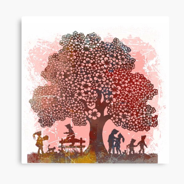 Playtime By The Tree Canvas Print