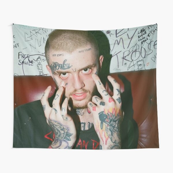 Lil Peep's Last Concert Photo Wall Tapestries Lil Peep's Concert Tapestries 