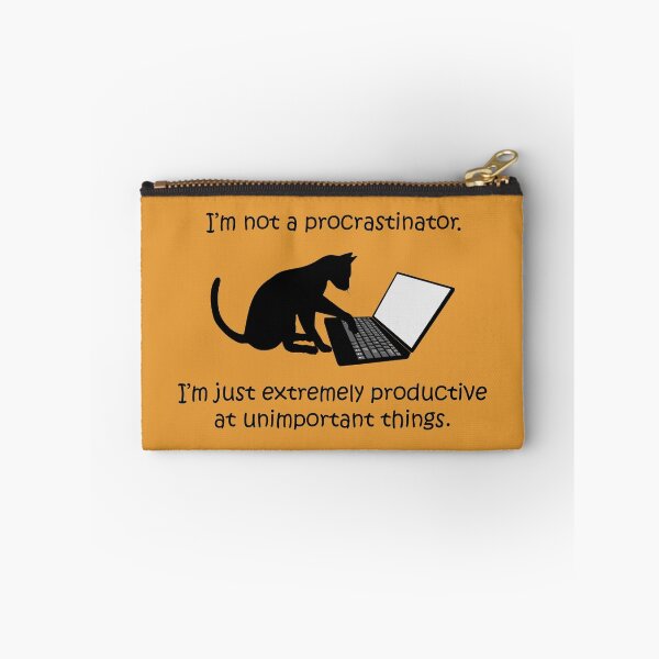 Item preview, I'm Not a Procrastinator - Cat designed and sold by welikestuff.