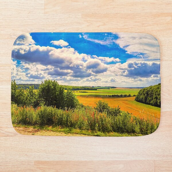 Beautiful Nature Landscape in France Bath Mat