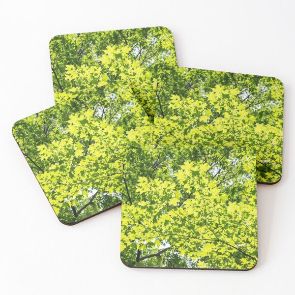 Item preview, Biophilic Leaf Mosaic - Early Summer Maple Tree Canopy designed and sold by Georgia Mizuleva.